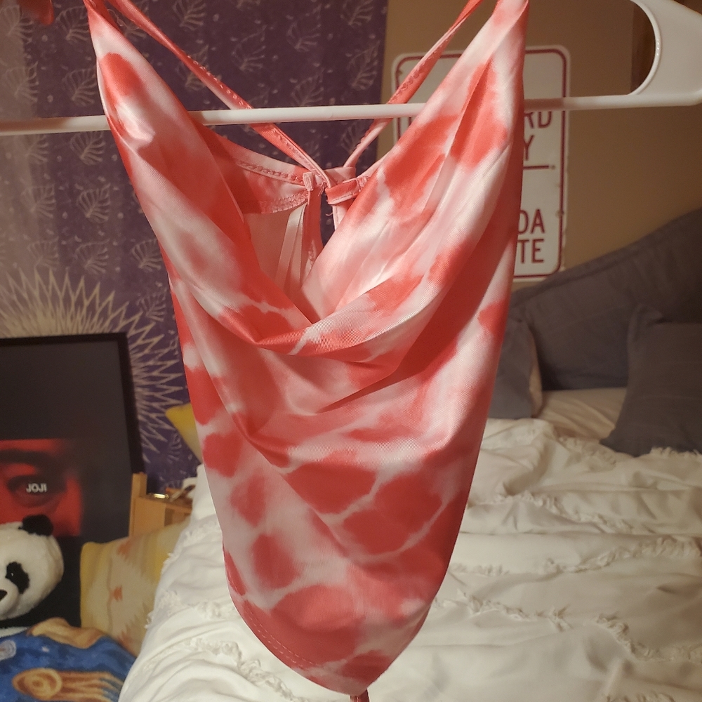 Crop cowl neck shirt NWOT